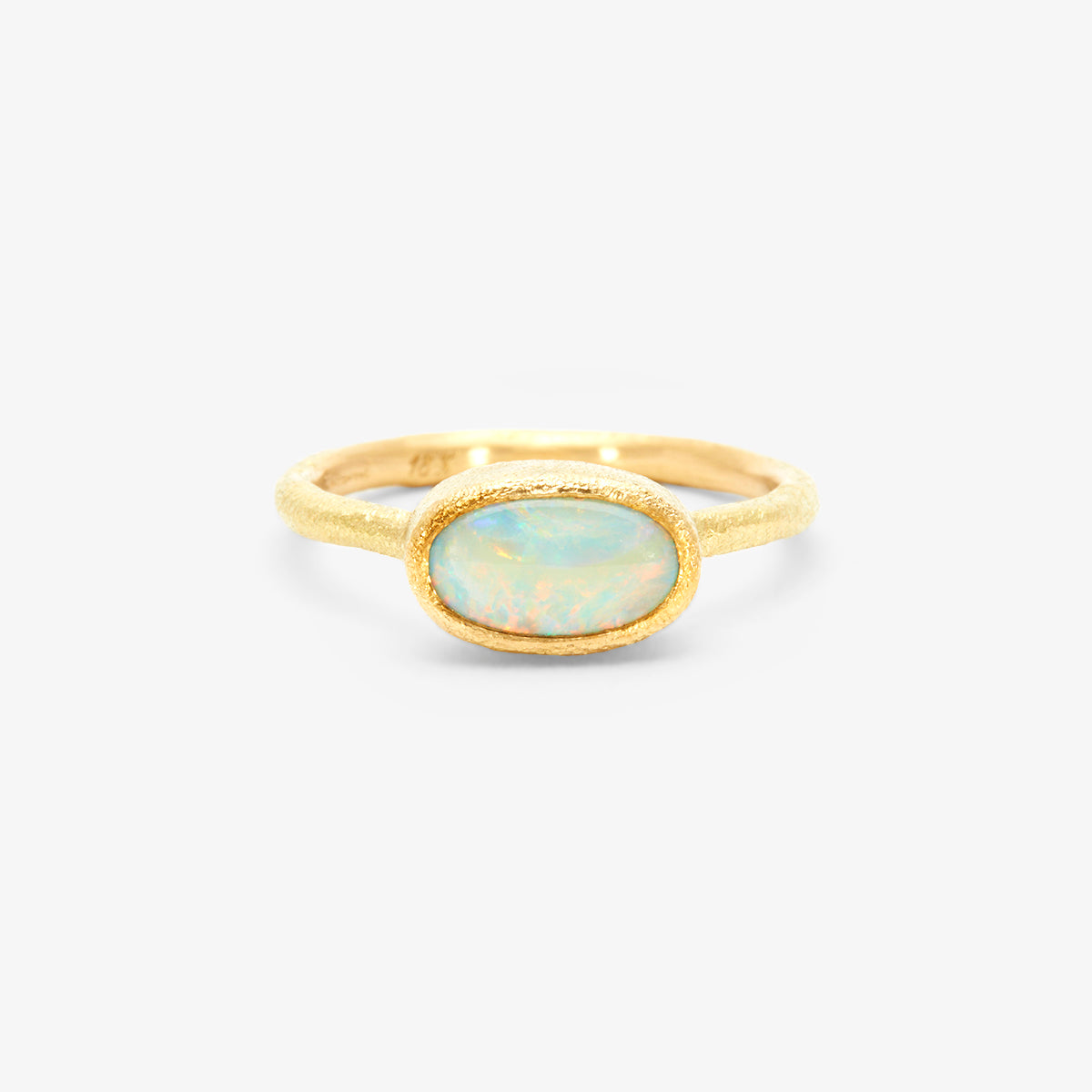 OP10-OOAK | 1.54 Carat One-of-a-Kind Boulder Opal Ring