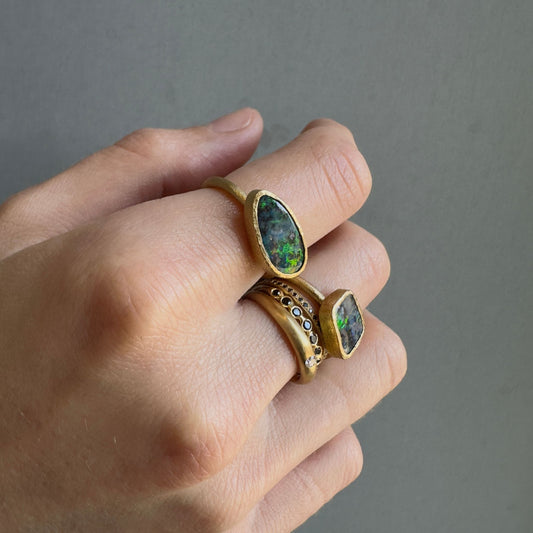 18K Yellow Gold on Model