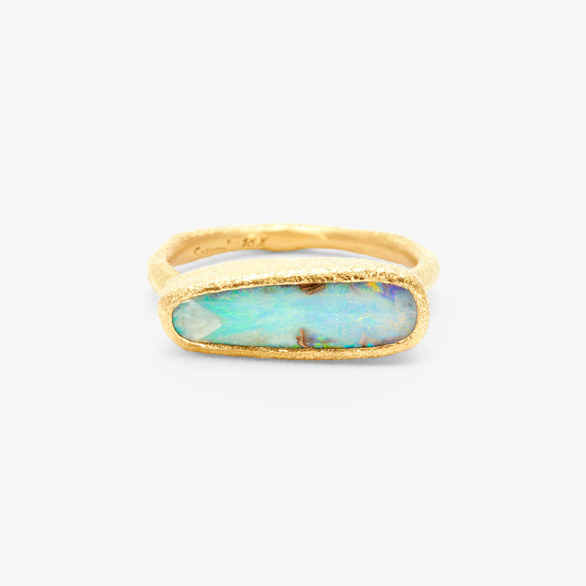 OP8-OOAK | 3.06 Carat One-of-a-Kind Boulder Opal Ring