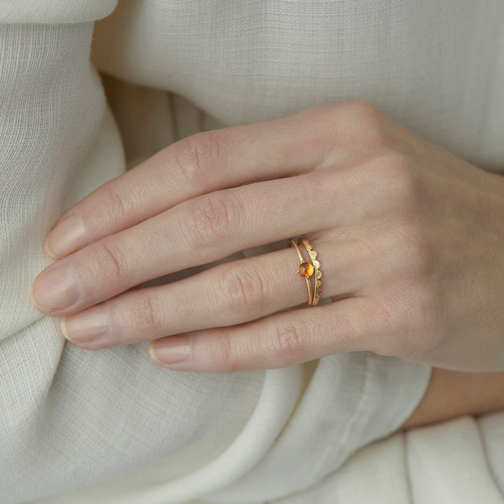 R11601CT | Citrine Wisp Ring