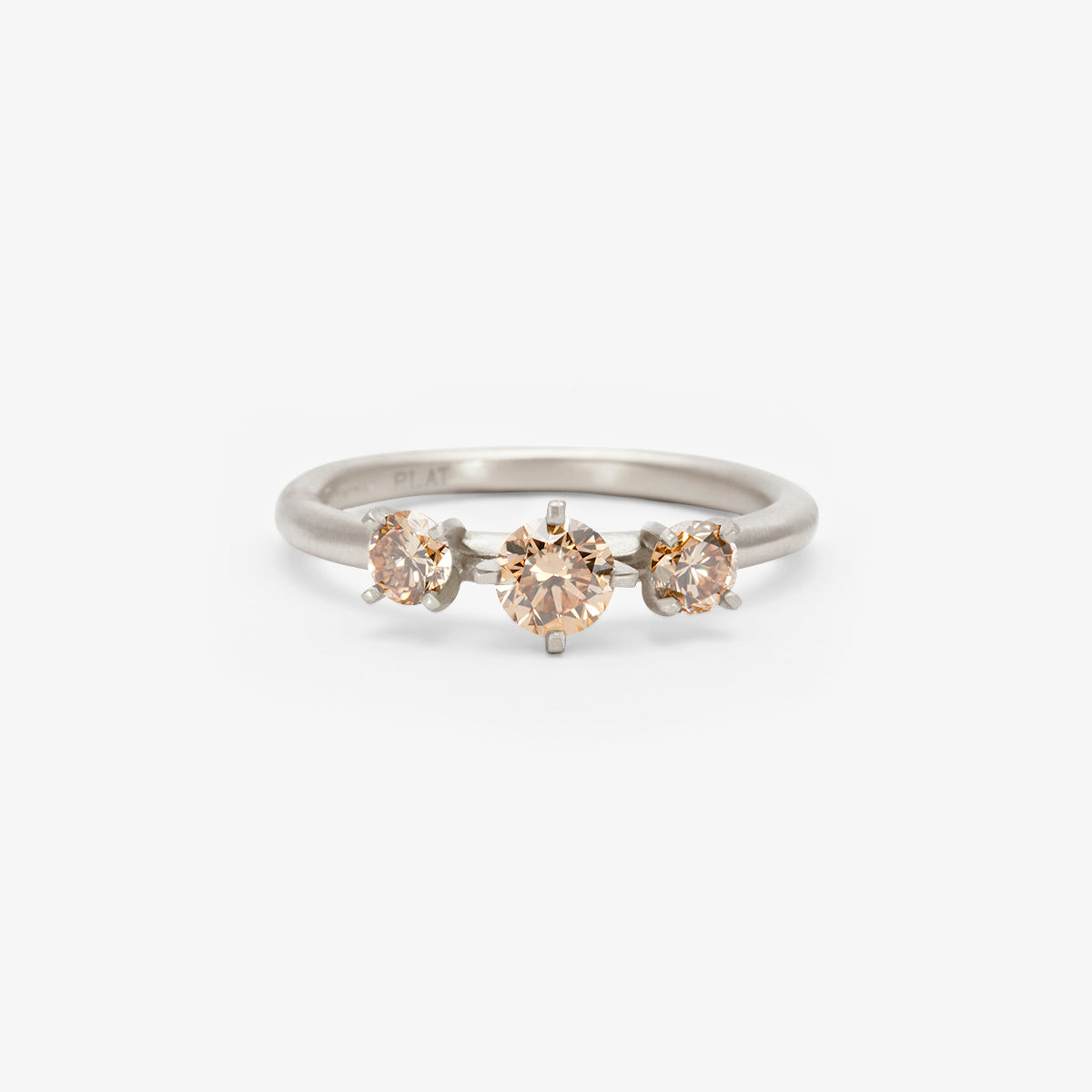 R11711BR | Grand Brown Diamond Trinity Ring