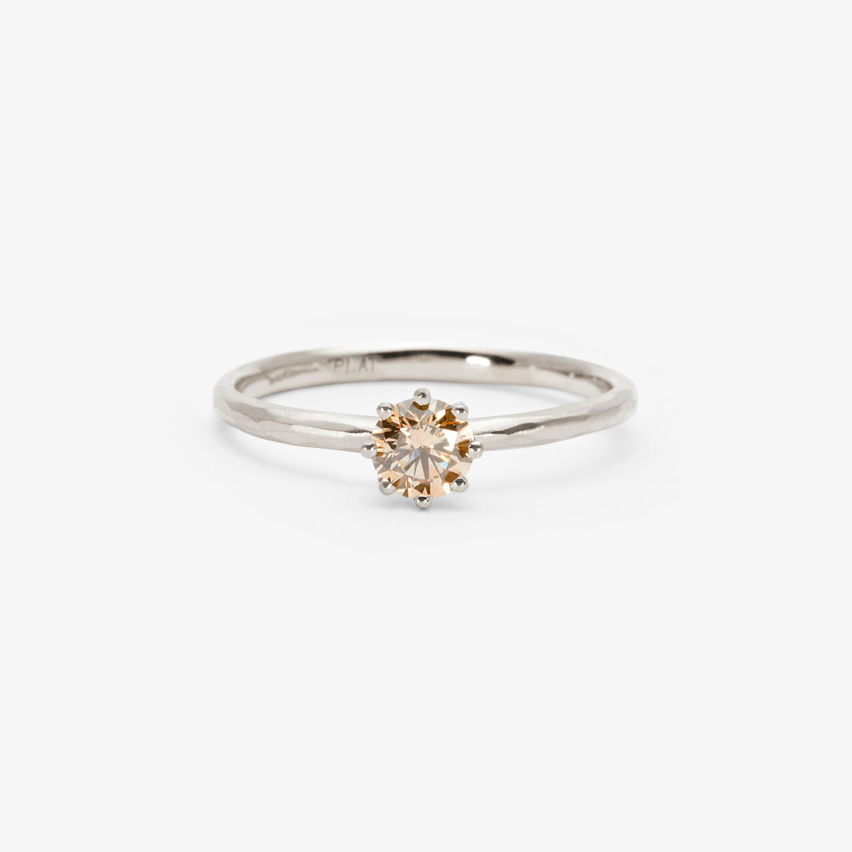 R19005BR | 4.5mm Brown Diamond Blooming Ring