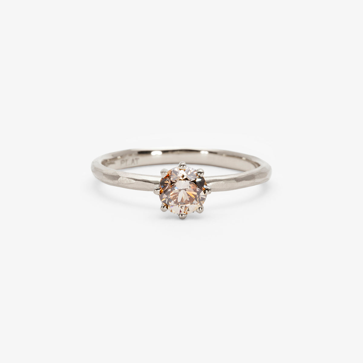 R19006BR | 5mm Brown Diamond Blooming Ring