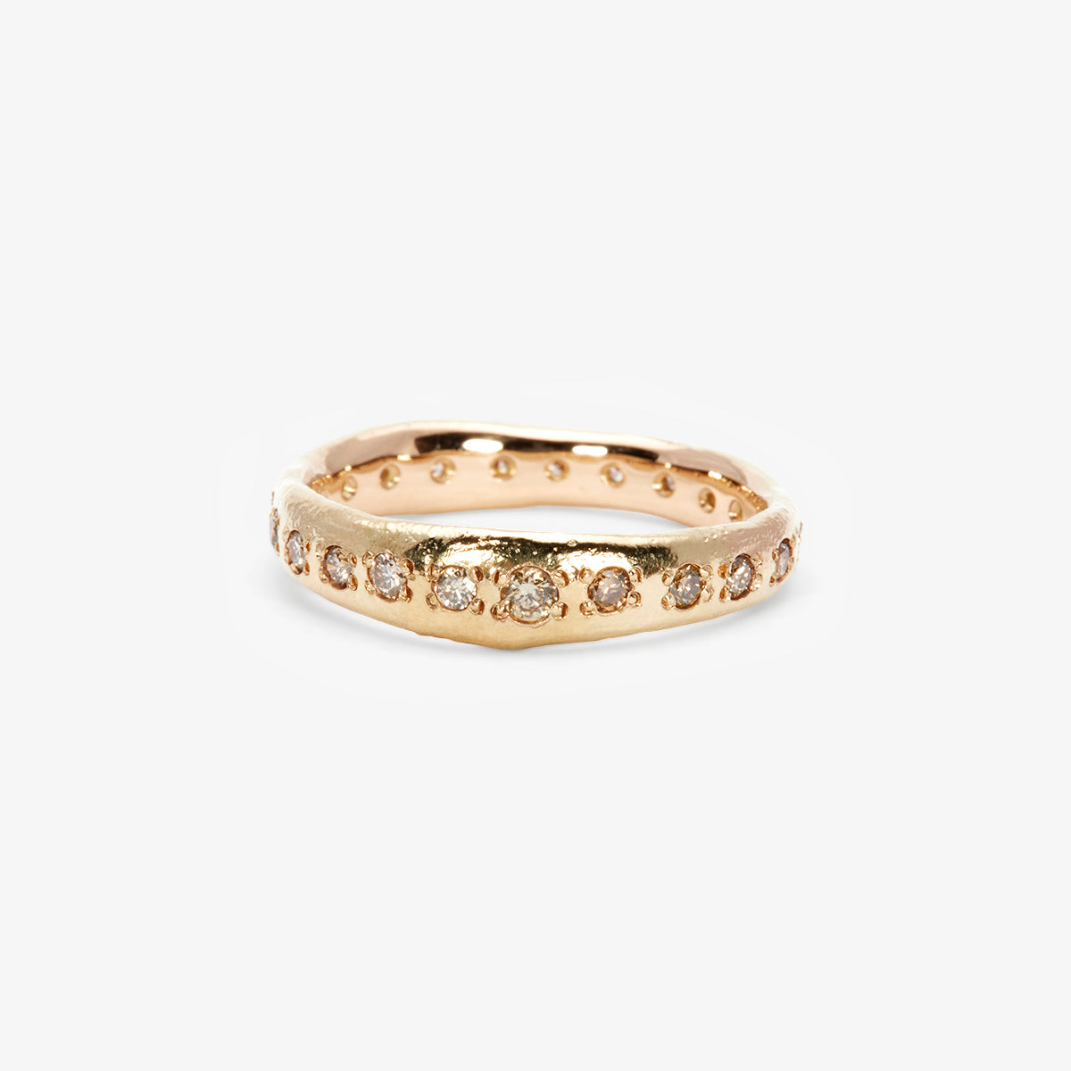 Large Brown Diamond Terra Eternity Band | R30002BR