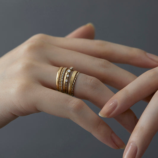 2.3mm Faceted Band | R3502 ~