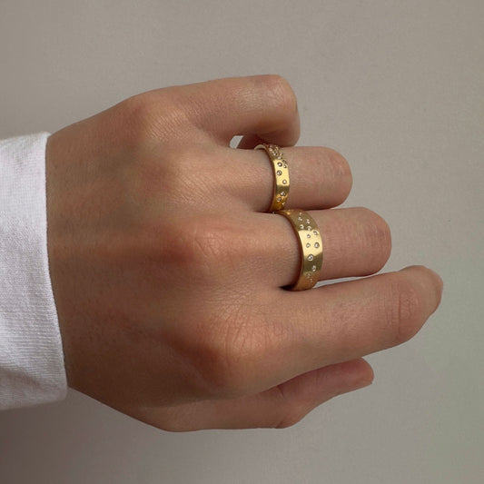 18K Yellow Gold on model