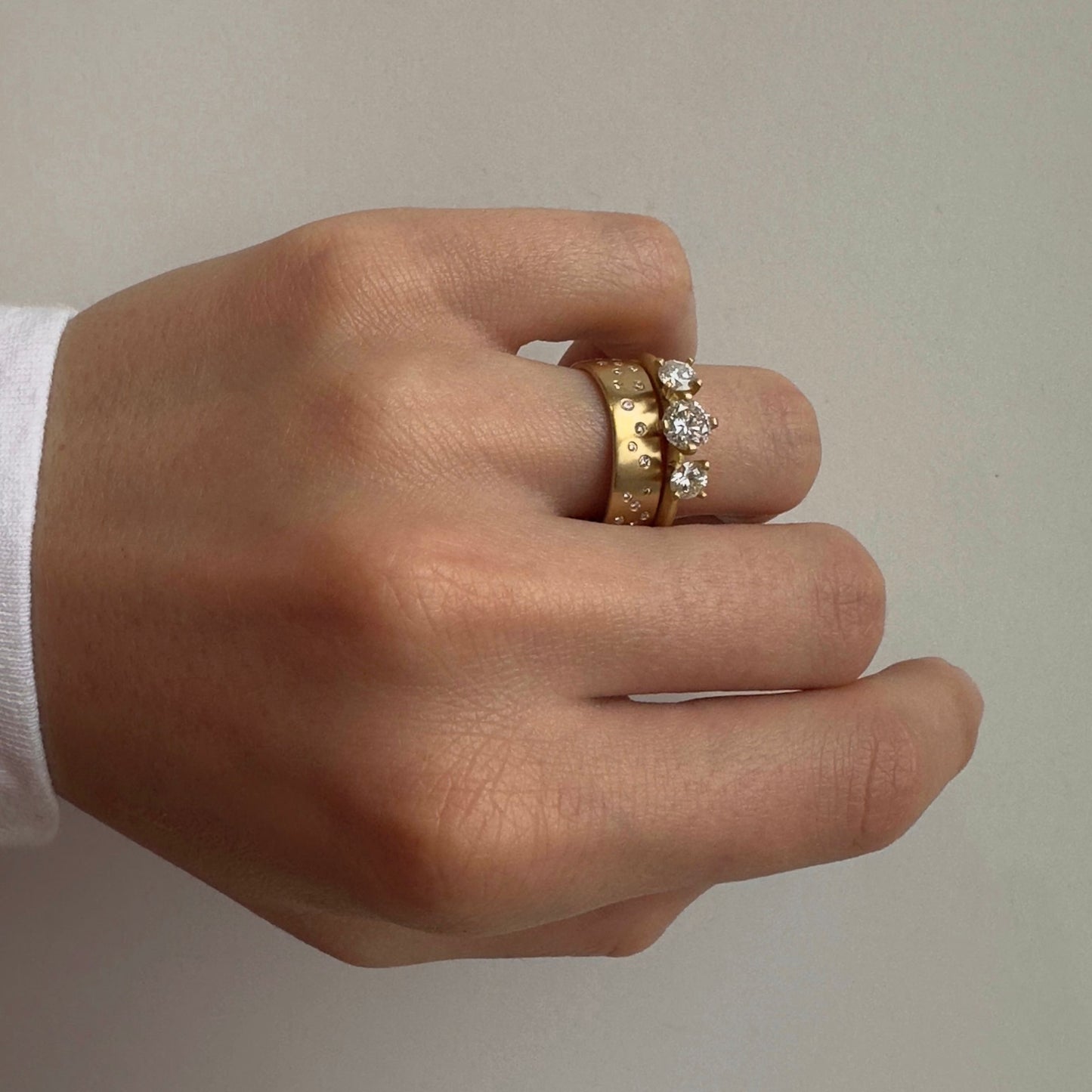 18K Yellow Gold on model