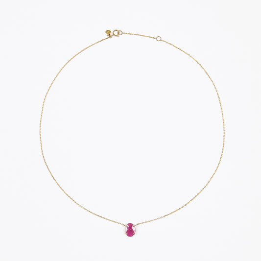 1.86 Carat One-of-a-Kind Sliced Ruby Necklace | RN2-OOAK