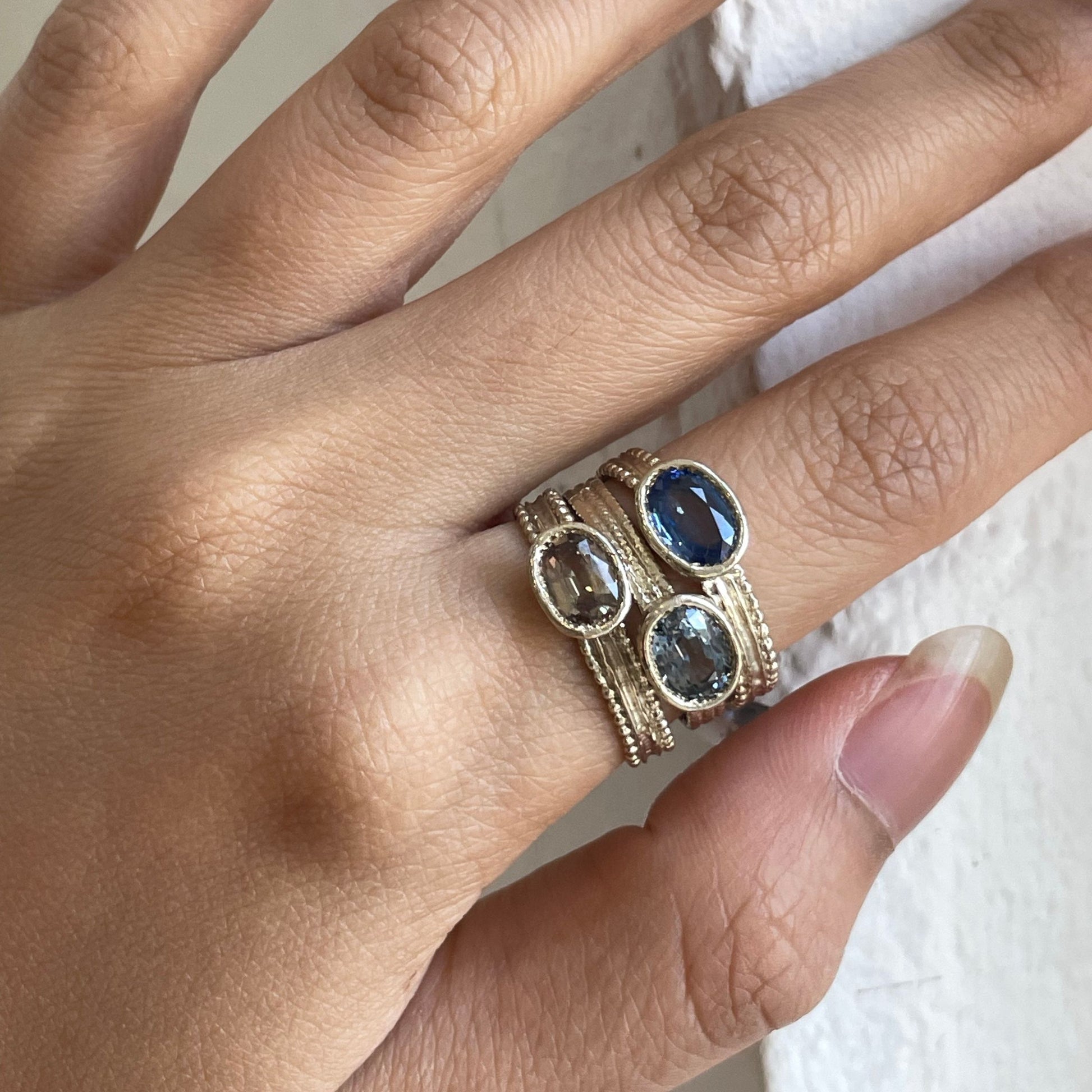 18K Yellow Gold on Model