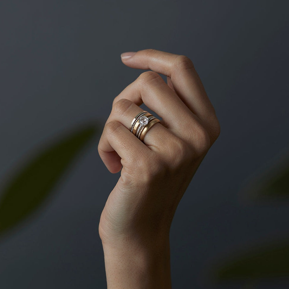Ring Kawakita Pyramid | Little Satomi Jewelry