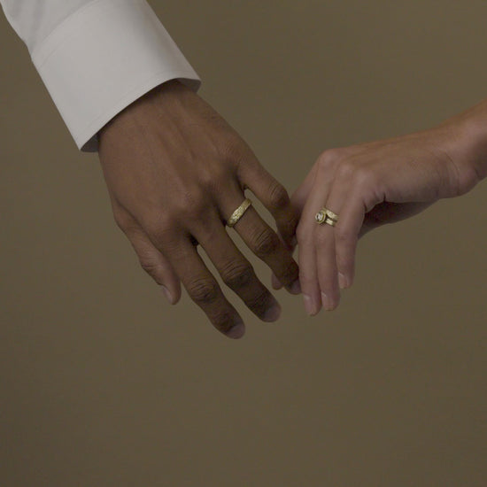 18K Yellow Gold on Model