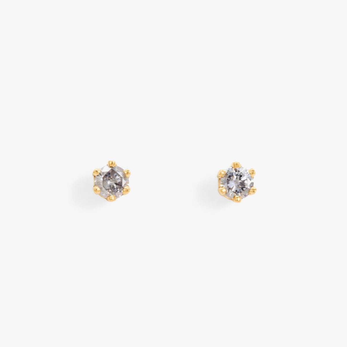 Girls' Radiant Setting Cz Screw Back 14k Gold Earrings - In Season Jewelry  : Target