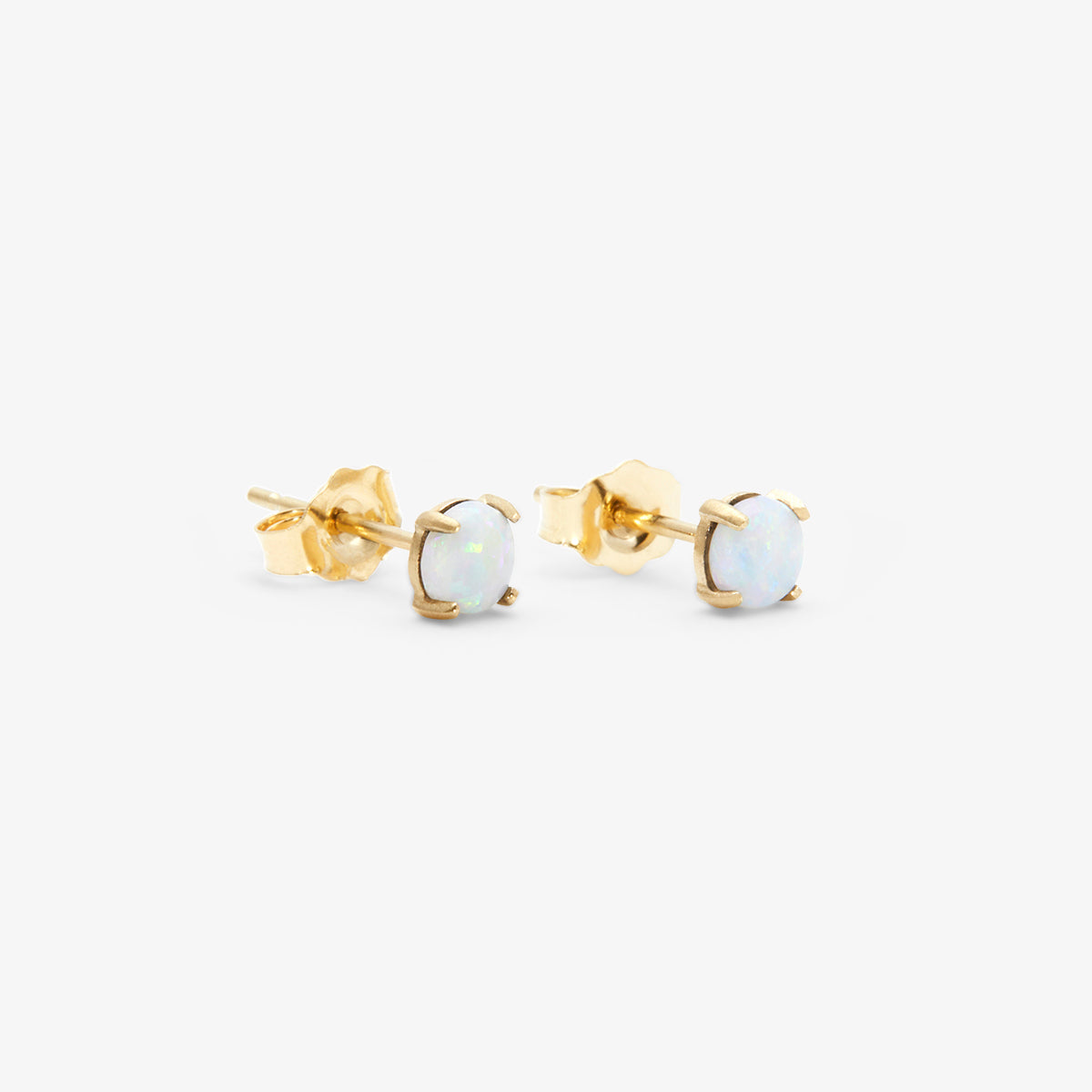 E7904OP | Australian White Opal Wisp Studs