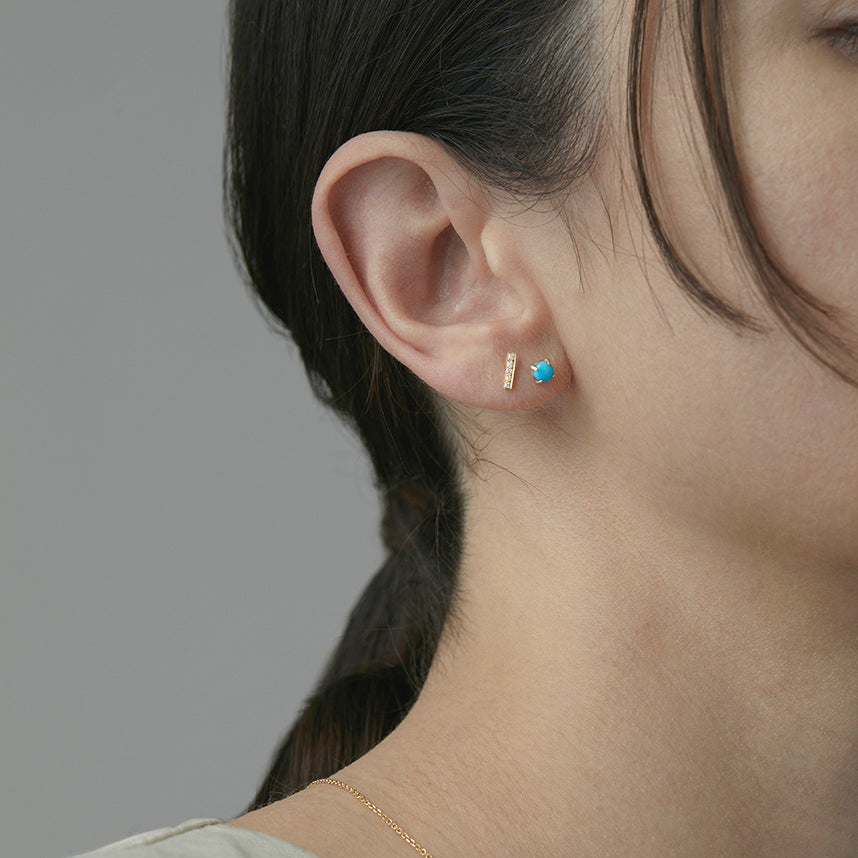 E7904TQ | Turquoise Wisp Studs