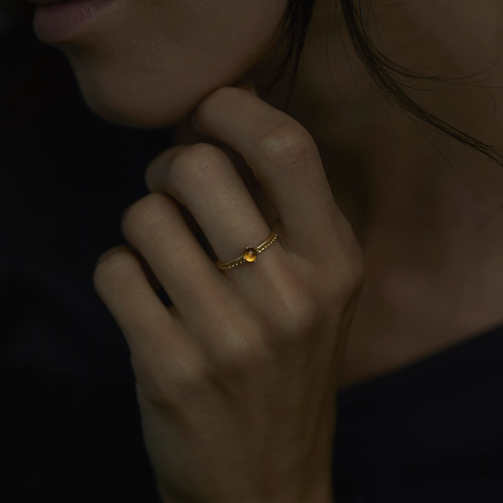 18K Yellow Gold on Model