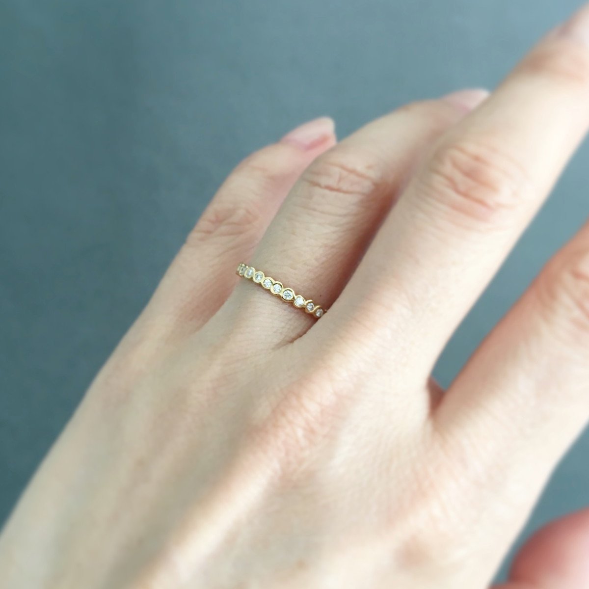 18K Yellow Gold on Model