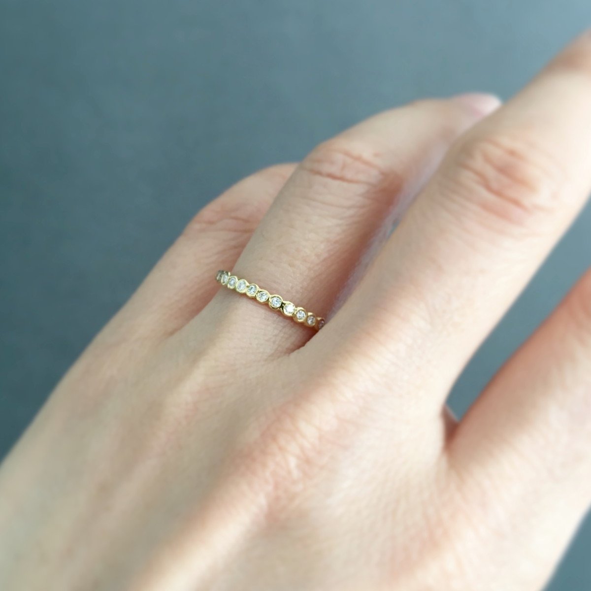 18K Yellow Gold on Model