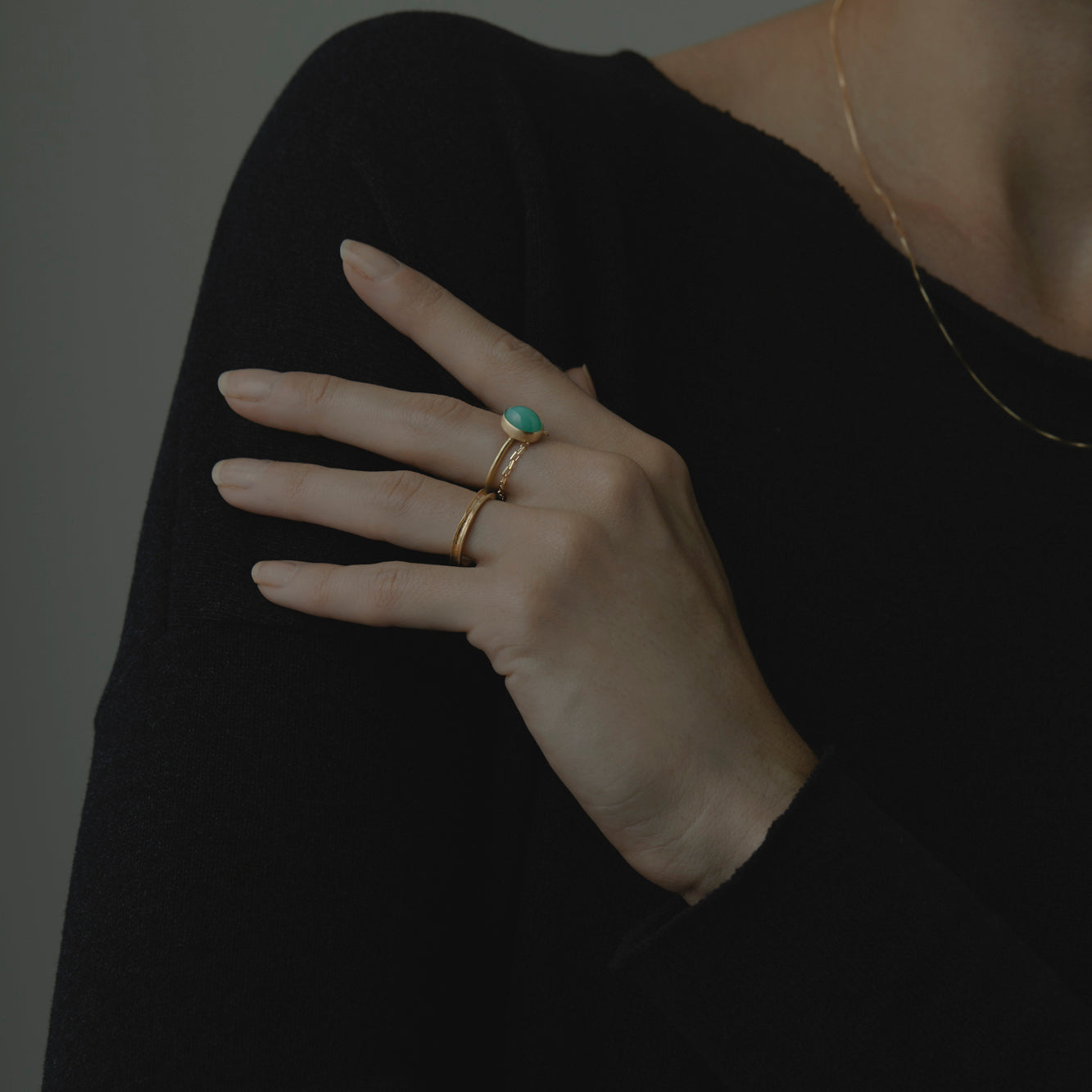 Chrysoprase Glacé Ring | R12001CH ~