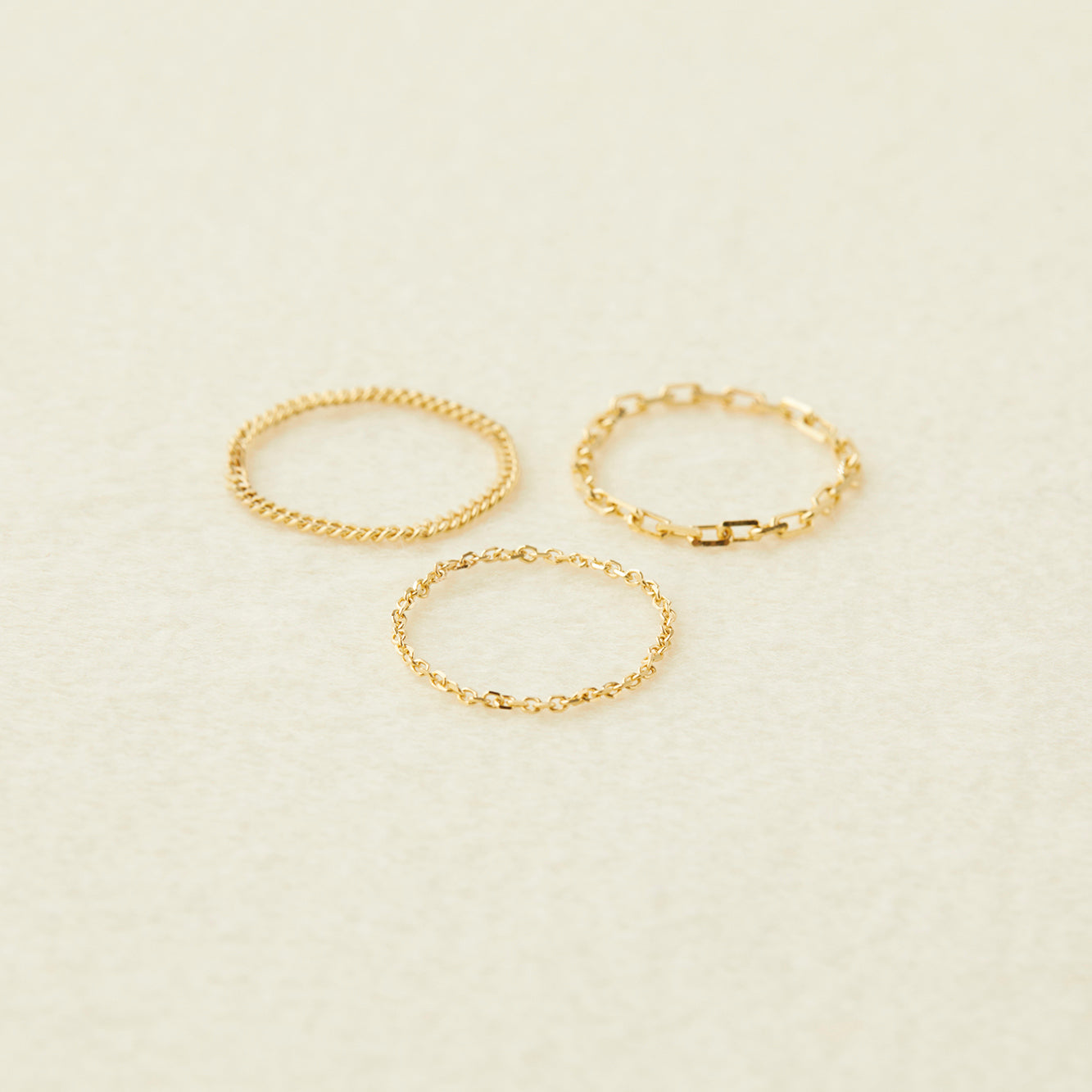 Chunky Chain Rings – para ti jewelry and gift shop