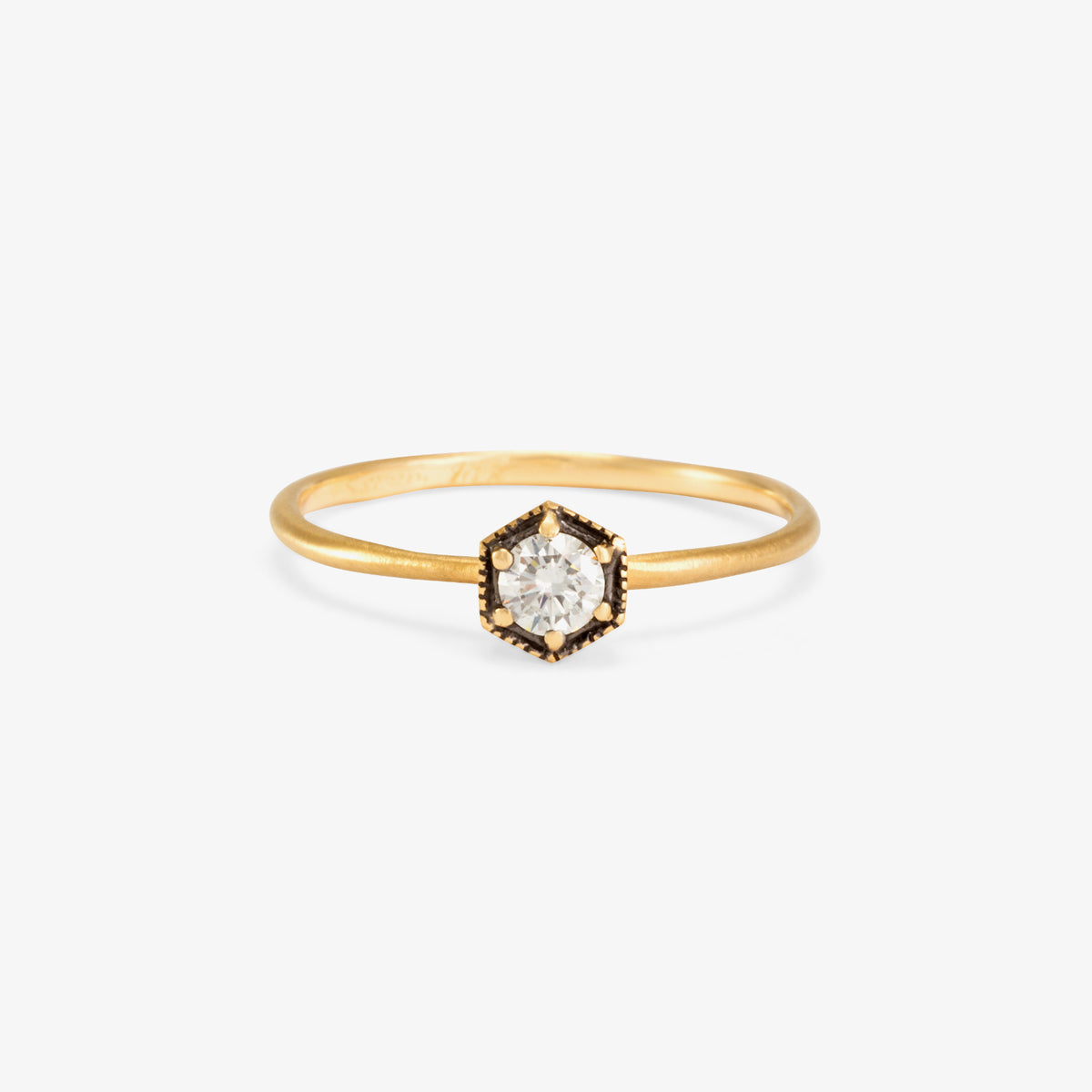 18K Yellow Gold (w/ Black Rhodium)